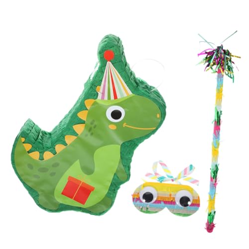 1 Satz Dinosaurier-Pinata Pinata-Spielzeug Piñata mit verbundenen Augen süße Piñata Pinata-Dekoration Esel Pinata süßigkeiten komfetti Geburtstagsfeier lustiges Pinata-Dekor Papier MUSISALY von MUSISALY