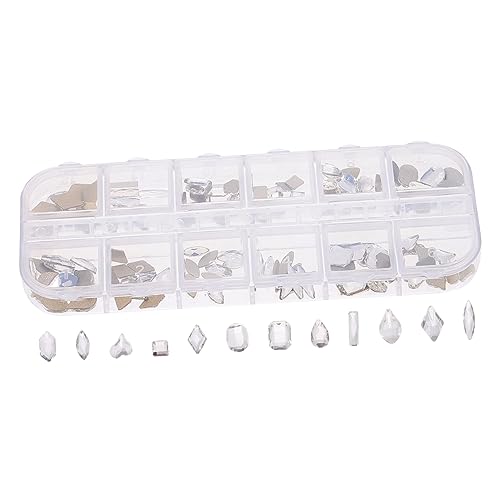 MUSISALY 1 Box Kristall Strass Maniküre DIY Nagelzubehör Nail Art Craft Charms von MUSISALY