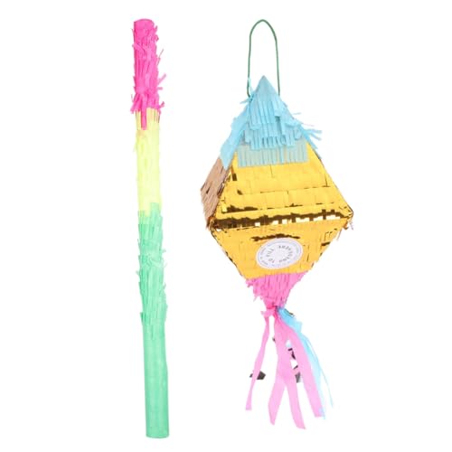 MUSISALY 1 Satz Diamant-piñata Pinata Lustiges Piñata-spielzeug Piñata Süßes Spielzeug Piñata Für Kinder Spielzeug Für Draußen Kinder Spielset Lustige Kinderpiñata Colorful Papier von MUSISALY