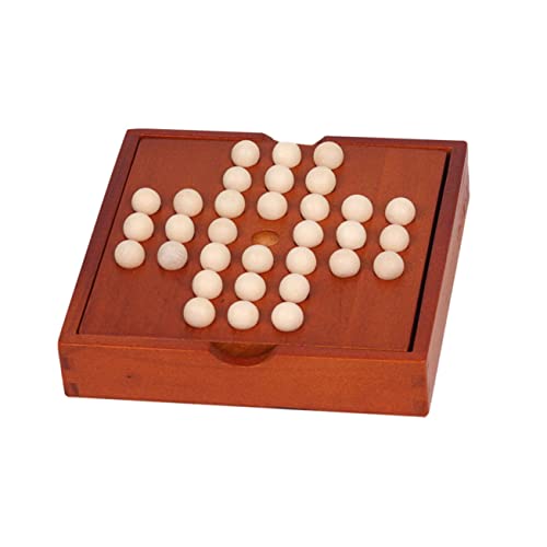 MUSISALY 1 Satz einzelnes edles Schach Kinder spielset Schachbrett Spielzeug Kinder Holzspielzeug Kinder schachspiel Pädagogisches Lernspielzeug Brettspiel aus Holzperlen hölzern Brown von MUSISALY