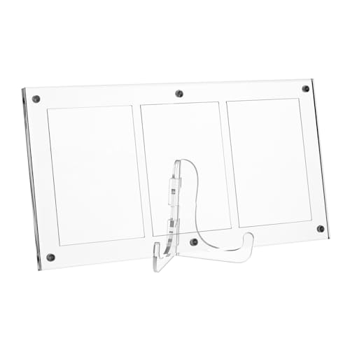 MUSISALY 1 Set Acryl Ständer Für Sportkarten Präsentationsständer Staffelei Plakettenständer Ständer Für Display Kartenhalter Acryl Kartenhalter Baseball Kartenhalter Kartendisplay von MUSISALY