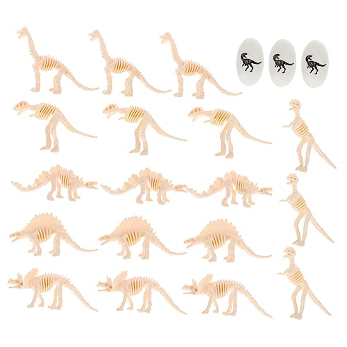 MUSISALY 1 Set Realistische Dinosaurier Skelett Modelle Und Dinosaurier Ei Modell Für Torten Dekoration Skelett + Eier Ideal Für Kindergeburtstagsfeiern Und Kreative von MUSISALY