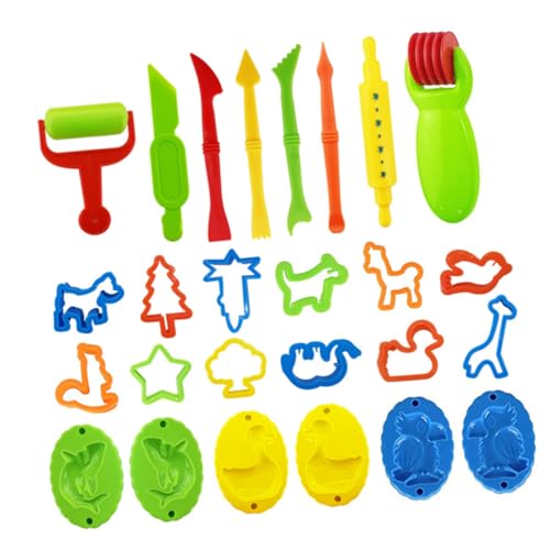 MUSISALY 1 tonformen selber Machen Kinder gartenwerkzeug gartengeräte Kinder playdough Set handwerken für Kinder plastilin Werkzeuge für Kinder Modelliermasse Kinder schimmeln Spielzeug von MUSISALY