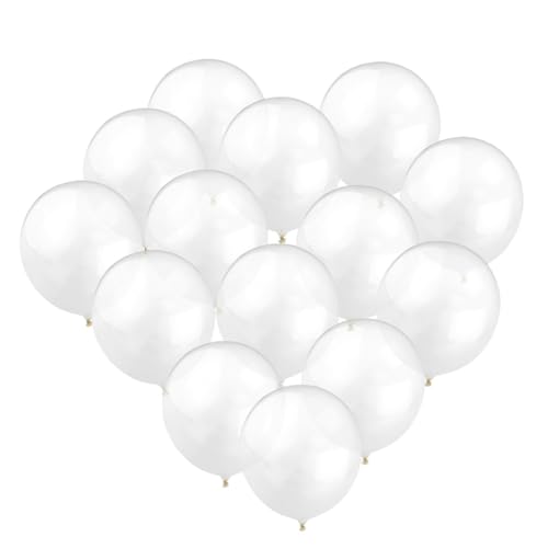 MUSISALY 100 Stück 10 Zoll Latexballons Weiß Für Party Und Hochzeitsdekoration Luftballons Spielzeug Für Kinder Ideal Für Geburtstagsfeiern Und Festliche Anlässe von MUSISALY