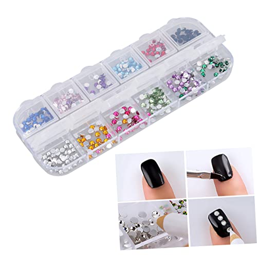 MUSISALY 12 Nägel Kunst strasssteine für nägel nail art gelnägel zubehör Nagelverzierung Nageldekoration Nagelkunst Nail-Art-Stollen Urlaub Nagelaufkleber Nail-Art-Dekorationen Nageldesigns von MUSISALY