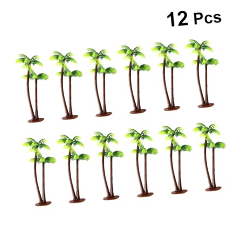 MUSISALY 12St Landschaft Landschaft birthday cake decoration birthday cake topper kuchendekorationen Kuchen-Ornamente Cupcake-Topper Baumfiguren für Projekte Modellbäume Layout-Miniatur von MUSISALY