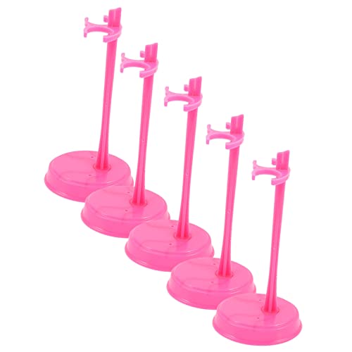 MUSISALY 15st Taillenstütze Für Puppen Displayhalter Für Puppe Puppen Unterstützen Puppenhalter Steht Desktop-Puppe Steht Mini-puppenständer Displayhalter Für Actionfiguren Rosy Eisen von MUSISALY