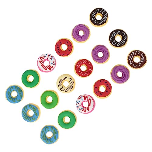 MUSISALY 18 Stk Donut Radiergummi Radiergummis Für Kinder Mini-donuts Radiergummi Essen Radiergummi Radiergummis Mit Donut-duft Puzzle Radiergummi Für Kinder 3d-radierer Mini-radierer von MUSISALY