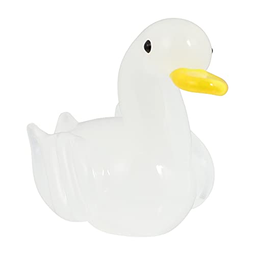 MUSISALY Weiße Gans Statue Einzigartige Modell Gans Spielzeug Für Decor Desktop Ornament Glas Handwerk Ornament 1pc Schmuck von MUSISALY