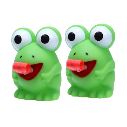 MUSISALY 2 Stück Frosch Sound Spielzeug Frosch Spielzeug Partygeschenk Kleines Tier Spielzeug Büro Neuheit Dehnbares Spielzeug Quetsch Tier Spielzeug Lustiges Stress Spielzeug von MUSISALY