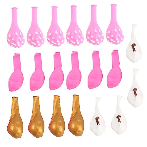 MUSISALY 20 Stück 12 Latexballons Tierlatexballon Partyballons Tierballons Bedruckter Latexballon von MUSISALY