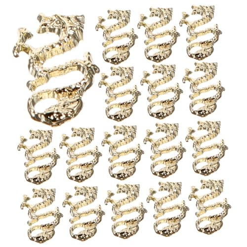 MUSISALY 20 Stück Drachen Nageldekoration Urlaubs Nagel Charms Nagelschmuck Urlaubs Nagel Dekor Drachen Nagel Charms Nageljuwelen DIY Nageldekoration Chinesische Nagel Charms von MUSISALY