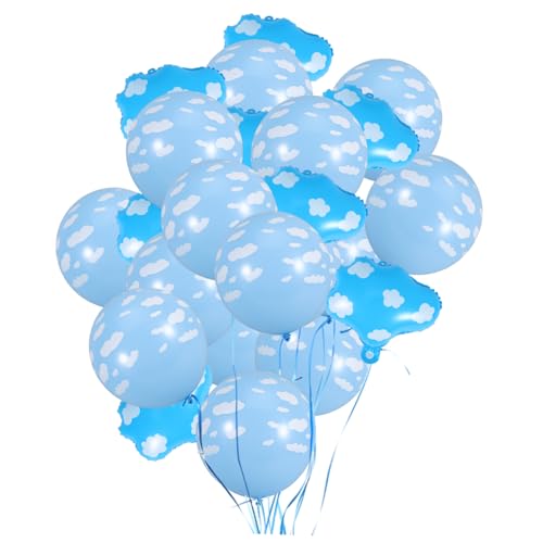 MUSISALY 20 Stück Partydekoration Hochzeit Wolkenballons Szenenlayout Requisiten Partygeschenke Wolkenballons Für Party Geburtstagsballon Dekorative Luftballons Für Geburtstag von MUSISALY
