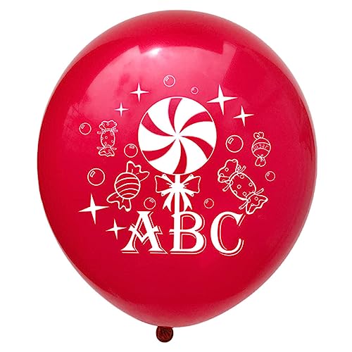 MUSISALY Cartoon Lollipop Ballon 20pcs Latex Schule Klassenzimmer Ballons Marke für Back-to-school-saison von MUSISALY