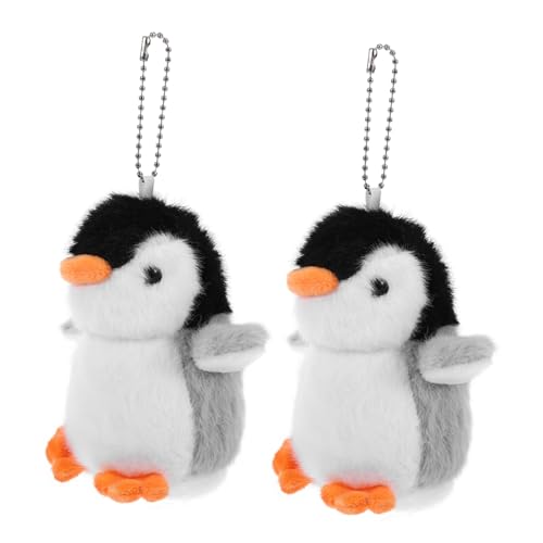 MUSISALY 2er Set üsch Pinguin Schlüsselanhänger üße Pinguin Anhänger Für Taschen & Rucksäcke Kuschelige Deko Für & Freundschaft üschtier Schlüsselanhänger von MUSISALY