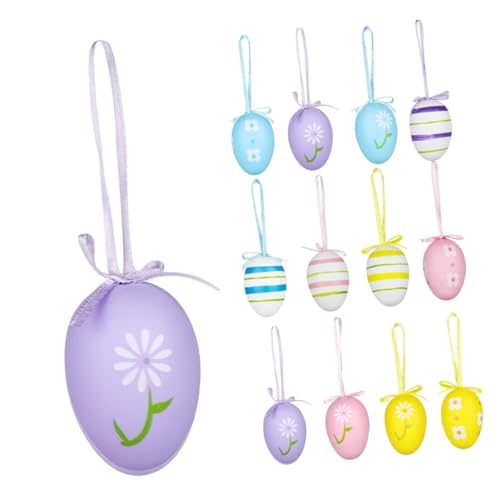 MUSISALY 32St Simulierte Ostereier Easter zu Ostern ostereierfarbe Party Dekoration Egg maging Ostereier zum bemalen Osterschmuck Bunte Eierverzierung -Accessoire Plastik von MUSISALY