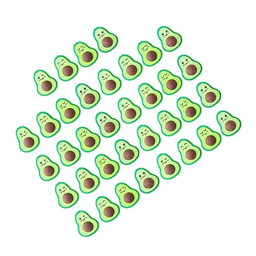 MUSISALY 36st Avocado-radiergummi Radiergummis in Avocado-form Schöne Radiergummis Kinder Kleine Radiergummis Lebensmittel Radiergummis Kinder Stationär Radiergummis Masse Green von MUSISALY