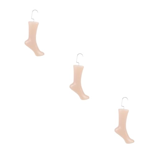 MUSISALY 3st Fußmodell Socken Für Erwachsene Fußform Für Fußkettchen Sockenmodell Für Weibliche Füße Nahtlose Kindersocken Nahtlose Socken Für Kinder Schmuck-display-modell Plastik von MUSISALY