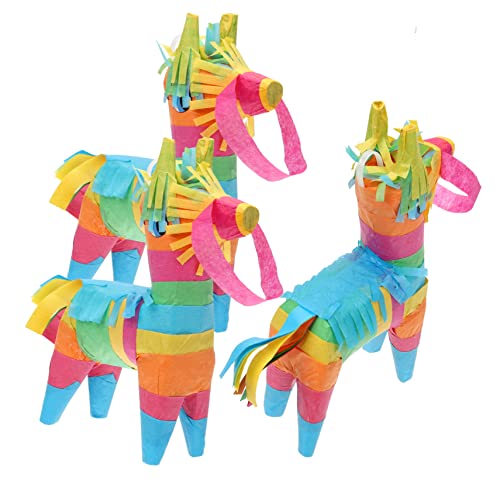 MUSISALY 3st Mexikanische Piñata Bunte Pinata Karnevalsfest Piñata Tiere Spielzeug Handgefertigte Piñata Tierisches Spielzeug Tierische Piñata Mini-piñatas Festival-piñata-spielzeug Papier von MUSISALY