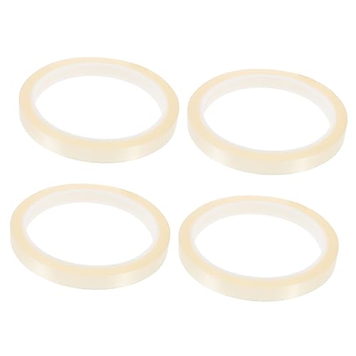 MUSISALY 4 Rollen Hochtemperaturbeständiges Klebeband Thermoband Klebeband für Platine Heizband starkes klebeband insulation tape Sublimationsband hitzebeständiges Klebeband Polyesterfolie von MUSISALY