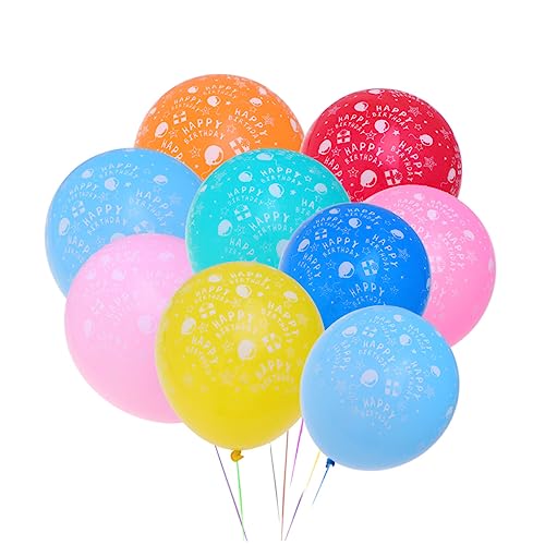 MUSISALY 50 Stück Personalisierte Bedruckte Luftballons Partyzubehör Für Zuhause Ideal Für Geburtstagsfeiern Hochzeiten Und Besondere Anlässe Inklusive Ballonlichter von MUSISALY