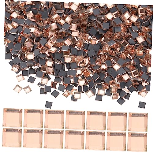 MUSISALY 5000 Stück glas Mosaik Nailart-Ornamente kleiner Mosaikanhänger Spiegel Wanddekoration Nail Beauty Dekor packetbandrollen bastelmaterial Mosaik basteln selber machen Nagel Charms von MUSISALY