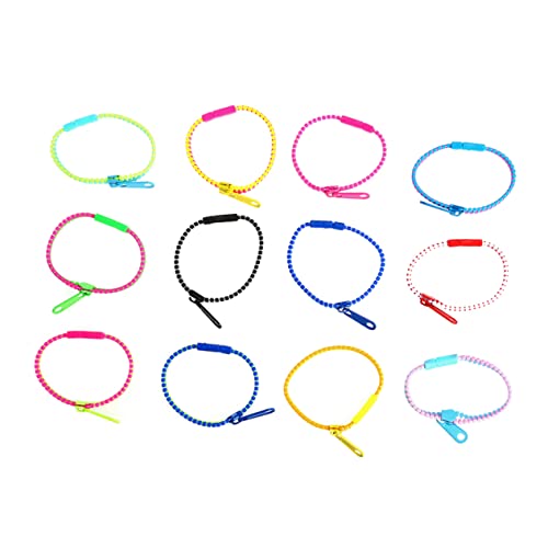 MUSISALY 72St Armband für die Party twocolors two colors handgelenk tape eintrittsbändchen uhrenarmbänder Bankett Reißverschluss-Armband- Reißverschluss-Armband-Partybevorzugung von MUSISALY