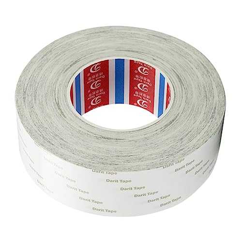 MUSISALY Klebeband zweiseitig Montageband Abdeckband handyhalter zum spazieren gehen double sided tape doppelseitige klebebänder durchsichtiger Kleber Baumwollpapierkleber Gewebe Weiß von MUSISALY