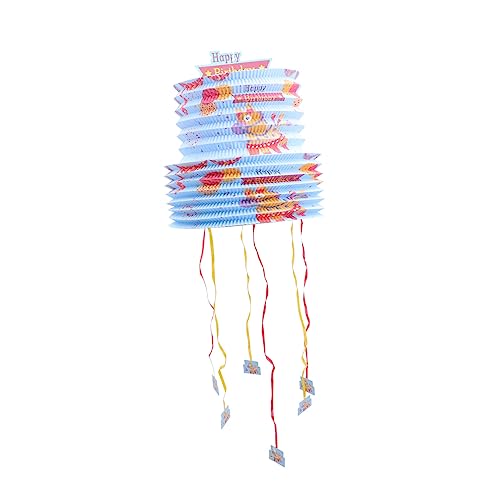 MUSISALY Piñata Pinata-spielzeug Aus Papier Meerjungfrau-party Keksdosen Gefülltes Spielzeug Laternen-pinata-spielzeug Für Kinder Partei Hängende Verzierung Mini-dekor Füllung Blue von MUSISALY