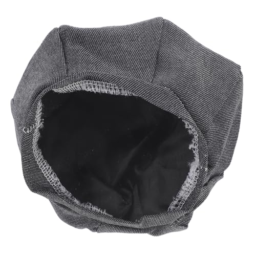 MUSISALY Puppenhut Teddybärmütze Kostümhut Niedlicher Hut Puppenhaarschmuck Doll Hat für Stoffpuppe Modepuppen Kappen austauschbare Puppenhüte dekorative Miniaturhüte Polyester Dark Grey von MUSISALY