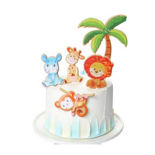 MUSISALY Tier Cake Topper üße Waldtiere Tortenaufsätze Für Kindergeburtstage Hochzeiten Und Partys Perfekte Kuchendekoration Für Besondere Anlässe von MUSISALY