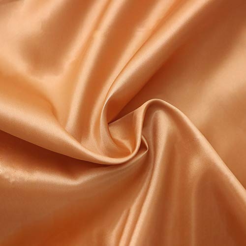 Satin Stoff Futterstoff Stoff Für Abendkleidung Kleider Mode Basteln Dekorationen Pyjama 150 Cm Breit Meterware Verkauft(Color:Khaki) von MUYUNXI