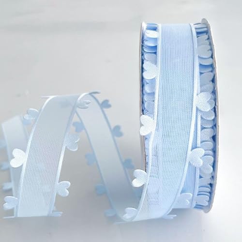 18M x 2.5CM Satinband Blau,Schleifenband Stoffbänder für Geschenkverpackungen DIY Kunsthandwerk,Bunte Bänder Rolle für Hochzeitsstrauß Weihnachten Haarschleifen Auto Dekoration von MVKZFE