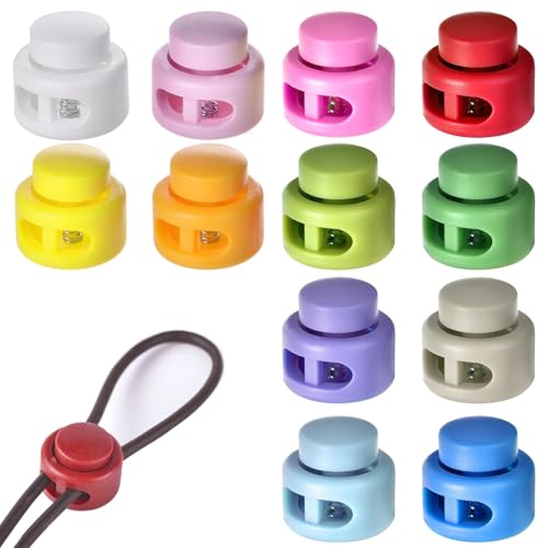 12 Stück Kordelstopper,Farbig Kordelstopper 2 Loch,Kunststoff-Kordel Verschlüsse,Verschluss Schlösser Für Kordel,Einstellbare Elastizität Kordelklemme,für Kordelzug-Taschen,Kleidung,Schuhe,Rucksäcke 12 Stück Kordelstopper,Farbig Kordelstopper 2 Loch,Kunststoff-Kordel Verschlüsse,Verschluss Schlösser Für Kordel,Einstellbare Elastizität Kordelklemme,für Kordelzug-Taschen,Kleidung,Schuhe,Rucksäcke von MVOLEGDE