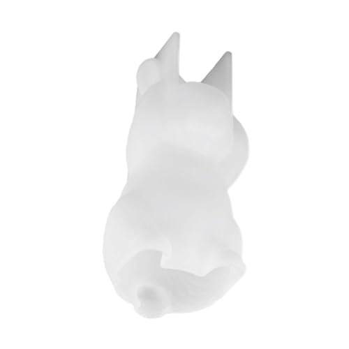 MWZBTG 2 Stück Silikon-Hasen-Statuenform Zum Basteln, Ostern Kaninchen Silikonform, Silikonform Kerzenhalter Osterhase, Kaninchen Silikonformen Gießformen Ostern, Silikonform Für Hasen, 10.8cm von MWZBTG