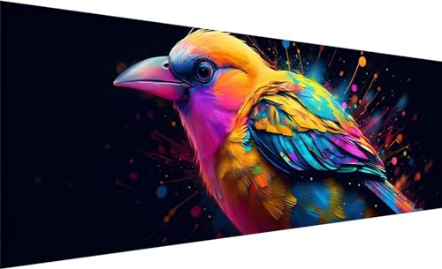 Diamond Painting, Diamant Painting Bilder Vogel, DIY Diamant Kunst Malerei Stickerei Set, Diamant Malen nach Zahlen Erwachsene, Tier Diamond Painting Set für Zimmer Wanddeko und Geschenk 90x30cm F-2 Diamond Painting, Diamant Painting Bilder Vogel, DIY Diamant Kunst Malerei Stickerei Set, Diamant Malen nach Zahlen Erwachsene, Tier Diamond Painting Set für Zimmer Wanddeko und Geschenk 90x30cm F-2 von MXRUOO
