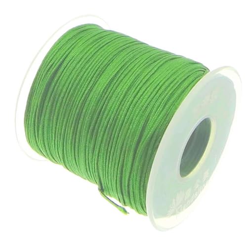 My-Bead 90m Nylonband Kordel 1mm hellgrün grün wasserfest Nylonschnur Top Qualität Schmuckherstellung basteln DIY von MY-BEAD