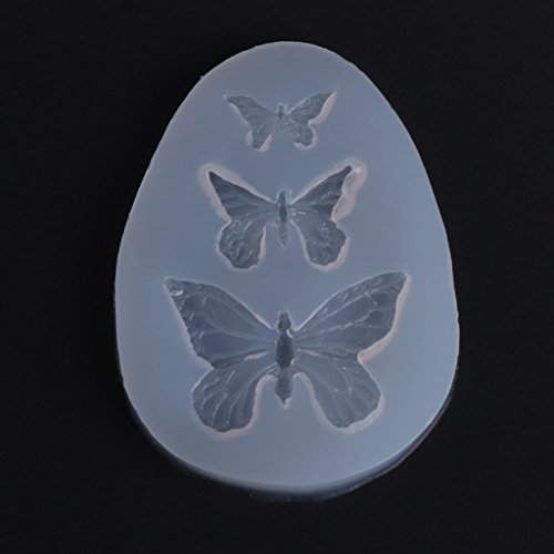 Mya 1 Stück 3D-Formen Schmetterling Silikonform 3D Silikonform Form Form Harz Epoxidharz Anhänger Form Harz Schmuck Geschenke DIY Werkzeug von DetonTsai