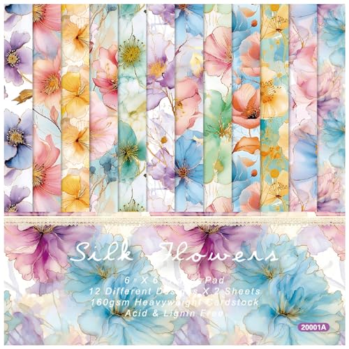 International Scrapbooking Pad,Pads Papier, Scrapbooking-Blockpapier, International Scrapbooki 6"x6", 24 Blatt von MYJSYDZ