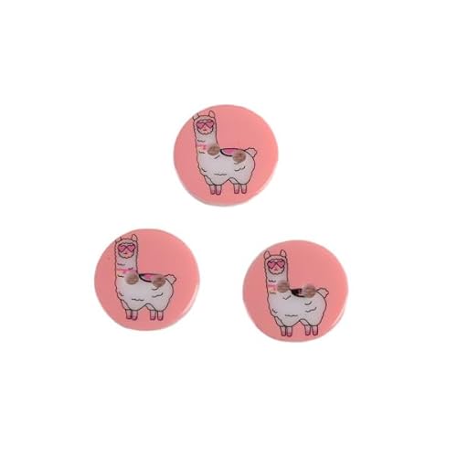 MYMERCERIE 3 Knöpfe mit 2 Löchern, für Kinder, Lama – Größe 15 mm MYMERCERIE 3 Knöpfe mit 2 Löchern, für Kinder, Lama – Größe 15 mm von MYMERCERIE