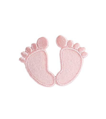 MYMERCERIE Aufnäher zum Aufbügeln, für Babys, Füße, 4,5 cm x 3,3 cm von MYMERCERIE