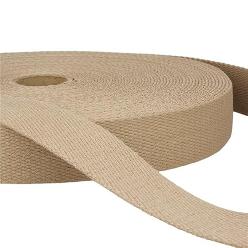 MYMERCERIE Gurtband, Baumwolle, 20 m, Taupe – Größe 40 mm von MYMERCERIE