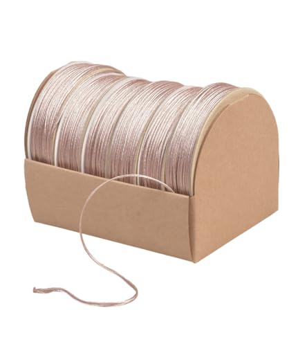 MYMERCERIE Spule mit 10 m Stickband, 2 mm, Beige von MYMERCERIE