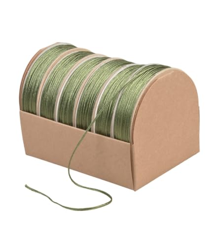 MYMERCERIE Spule mit 10 m Stickband, 2 mm, Khaki von MYMERCERIE