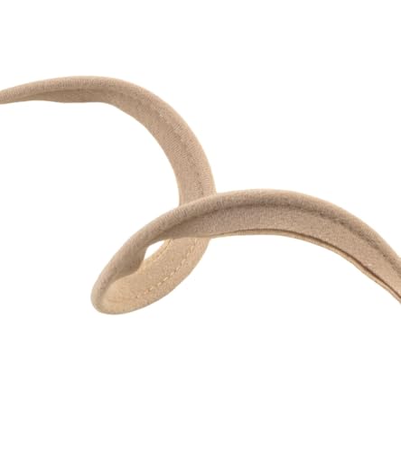 MYMERCERIE Spule mit 25 m Paspelierung aus Wildlederimitat, 3 mm, Beige von MYMERCERIE