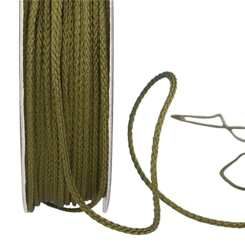 MYMERCERIE Spule 30 m Kordel, Polyester, 4 mm, Khaki von MYMERCERIE