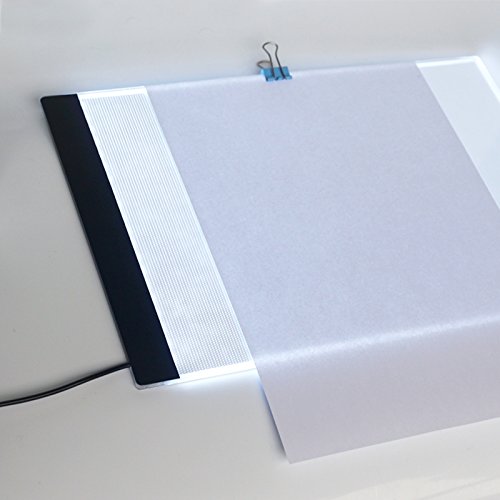 MYMM LED-Lichtauflage, Animation Tracking Light Box Zeichnung Kopierertisch Augenschutz Design A4 Touch Helligkeit einstellbar intelligente Künstler professionelle Karton Produktion Skizze Bildung von MYMM