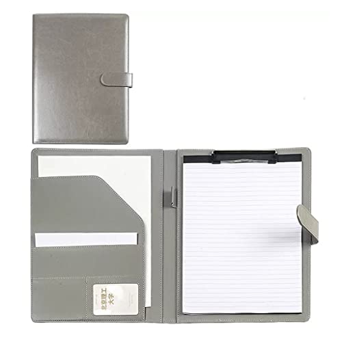 MYRDBT Schreibmappe A4, Padfolio Zwischenablage Ordner Portfolio Für Legal Pad Halter A4 Schreiben Pad Für Business Schule Büro Konferenz Clip Boards von MYRDBT