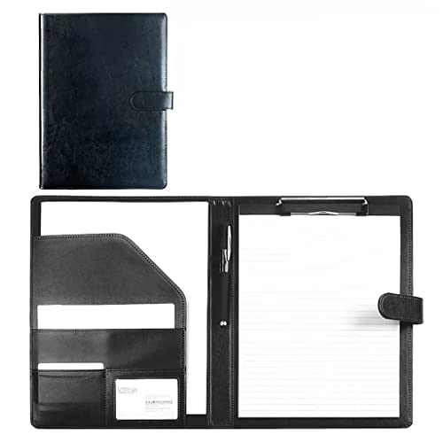 MYRDBT Schreibmappe A4, Padfolio Zwischenablage Ordner Portfolio Für Legal Pad Halter A4 Schreiben Pad Für Business Schule Büro Konferenz Clip Boards von MYRDBT