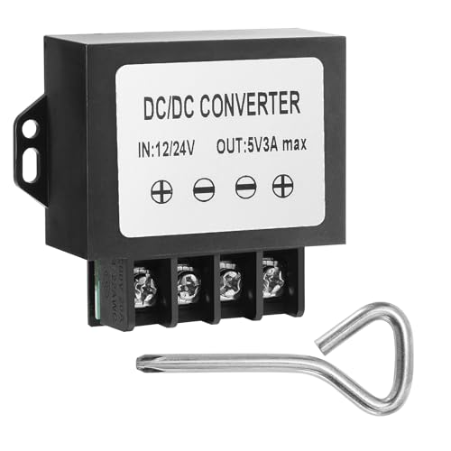 MZHOU DC zu DC Spannungswandler 24V auf 5V 3A 15W Step Down Konverter DC 8V-35V zu 5V Reducer Gleichrichter Power Konverter Mini Modul. von MZHOU